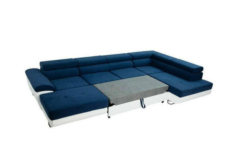 Reginia 4-seters Hjørnesovesofa 375 cm - Mørkeblå - Møbler - Sofaer - Sovesofaer