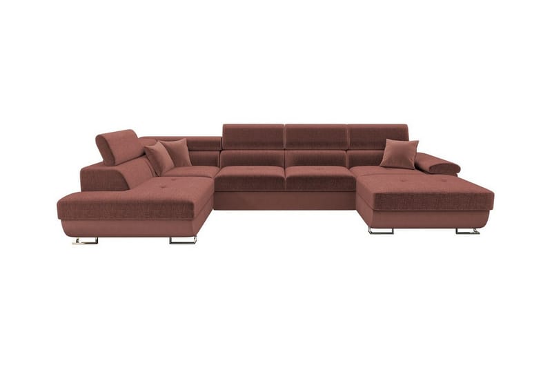Reginia 4-seters Hjørnesovesofa - Lyse brun - Møbler - Sofaer - Sovesofaer