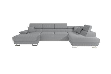 Reginia 4-seters Hjørnesovesofa - Lysegrå - Møbler - Sofaer - Sovesofaer