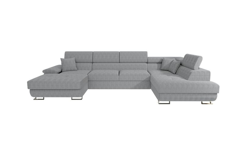 Reginia 4-seters Hjørnesovesofa - Lysegrå - Møbler - Sofaer - Sovesofaer