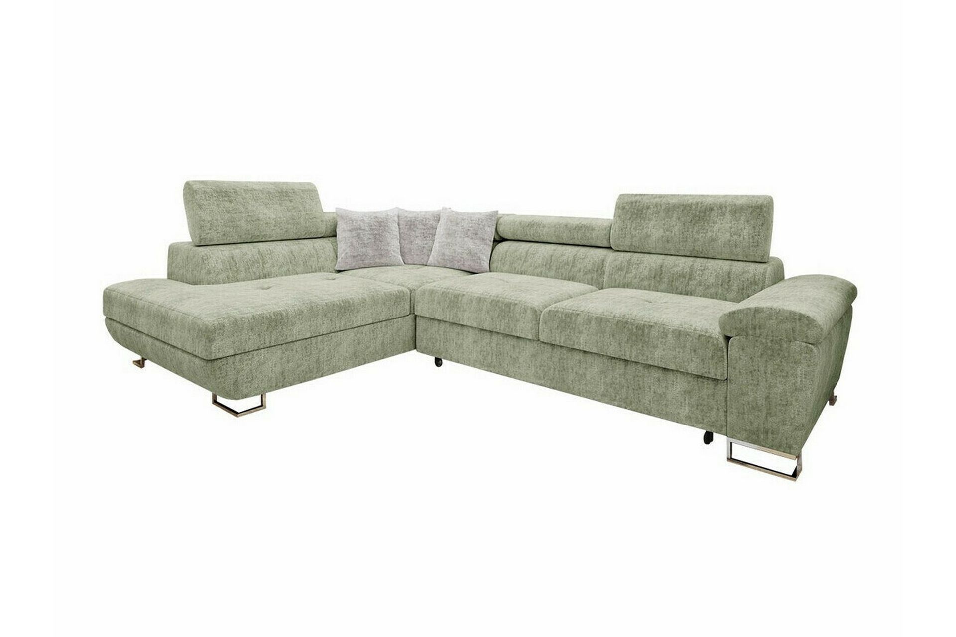 Reginia 4-seters Hjørnesovesofa - Lysegrønn - Møbler - Sofaer - Sovesofaer