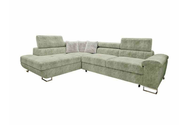 Reginia 4-seters Hjørnesovesofa - Lysegrønn - Møbler - Sofaer - Sovesofaer