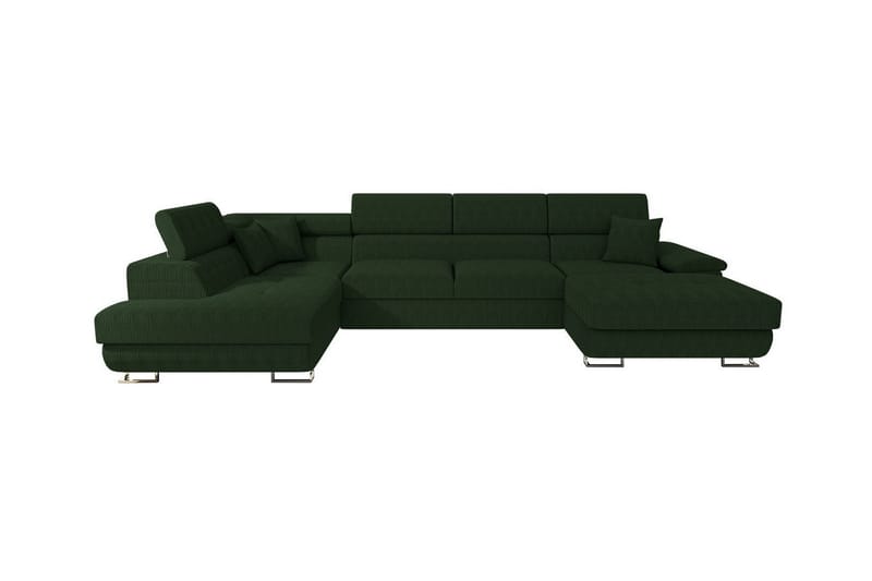 Reginia 4-seters Hjørnesovesofa - Svart - Møbler - Sofaer - Sovesofaer