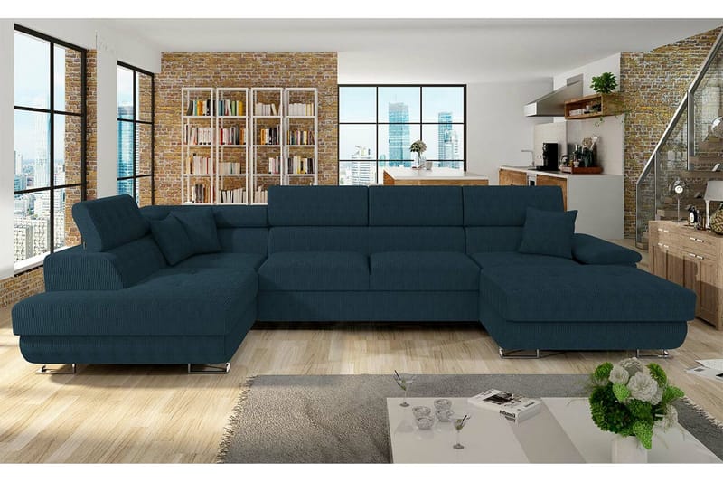 Reginia 4-seters Hjørnesovesofa - Møbler - Sofaer - Sovesofaer