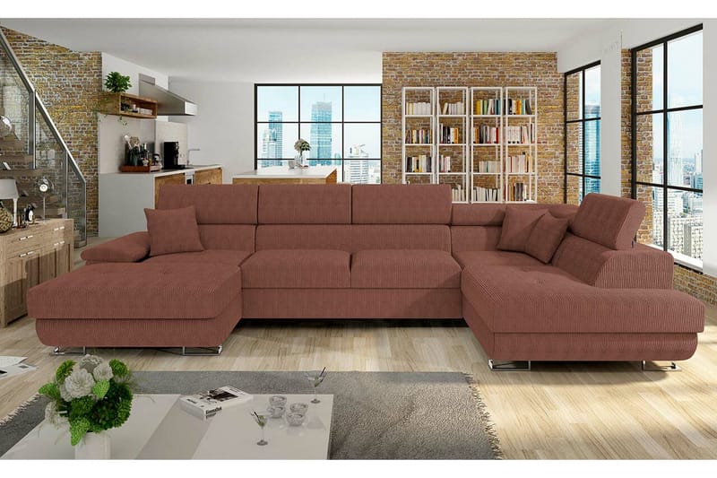 Reginia 4-seters Hjørnesovesofa - Møbler - Sofaer - Sovesofaer