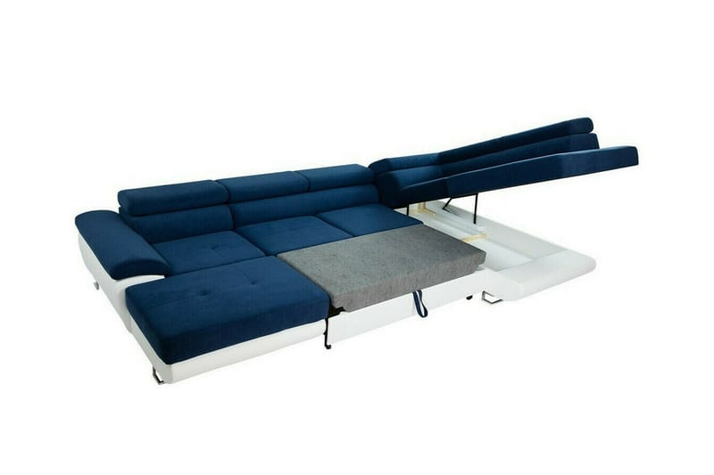 Reginia 4-sits Hörnbäddsoffa 375 cm NO_BRAND Dark blue - Møbler - Sofaer - Sovesofaer