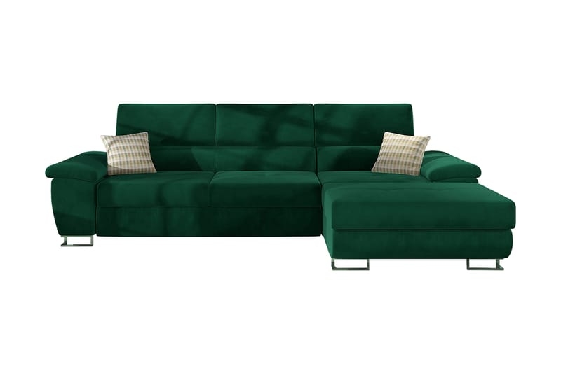 Reginia Hjørnesovesofa - Grønn - Sovesofaer - Sovesofa divan