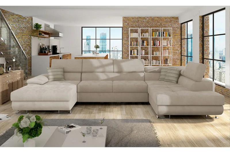 Reginia Hjørnesovesofa Høyre - Møbler - Sofaer - Sovesofaer