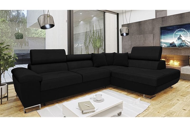 Reginia Sovesofa m. Sjeselong L-formet - Møbler - Sofaer - Sovesofaer