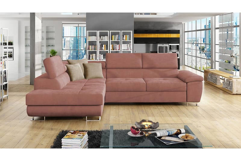 Reginia Sovesofa m. Sjeselong L-formet - Møbler - Sofaer - Sovesofaer