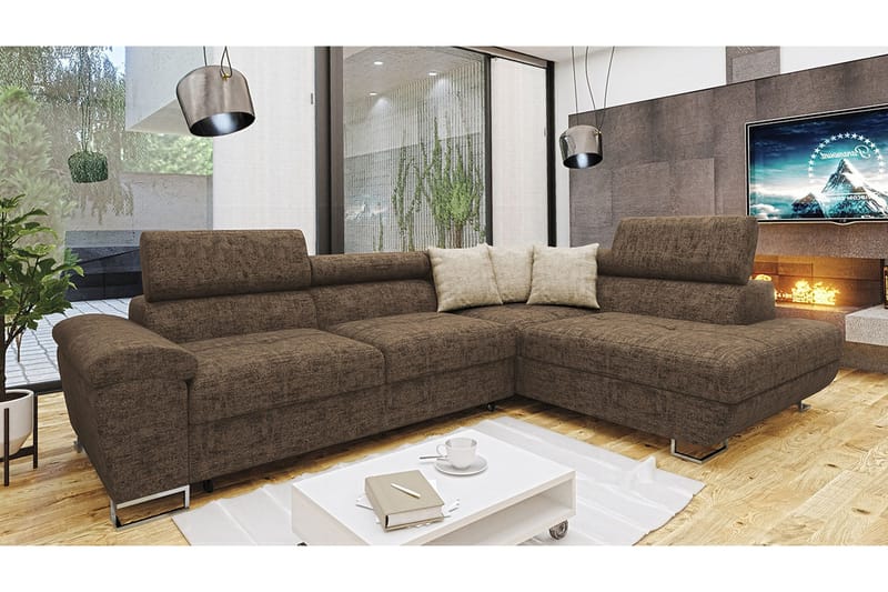 Reginia Sovesofa m. Sjeselong L-formet - Møbler - Sofaer - Sovesofaer