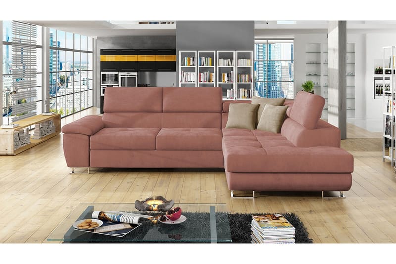 Reginia Sovesofa m. Sjeselong L-formet - Møbler - Sofaer - Sovesofaer