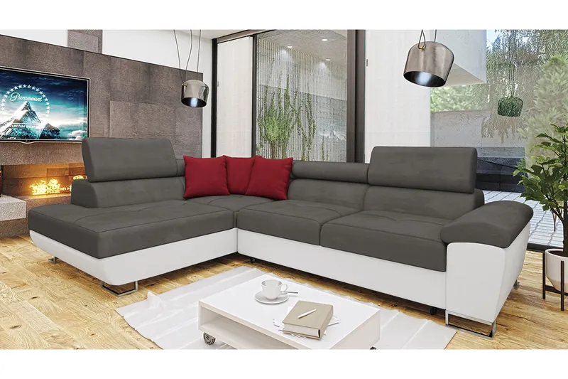 Reginia Sovesofa m. Sjeselong L-formet - Møbler - Sofaer - Sovesofaer