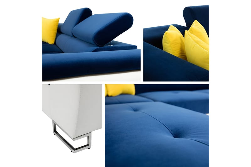 Reginia Sovesofa m. Sjeselong L-formet - Møbler - Sofaer - Sovesofaer
