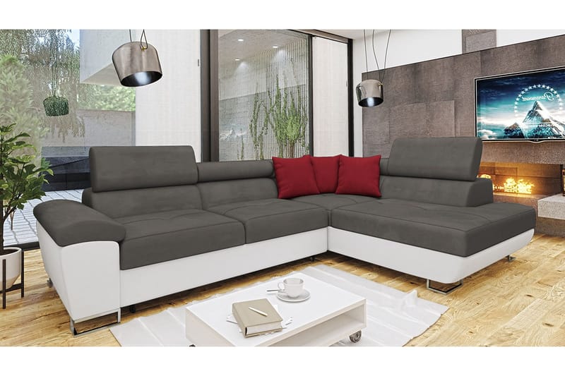 Reginia Sovesofa m. Sjeselong L-formet - Møbler - Sofaer - Sovesofaer