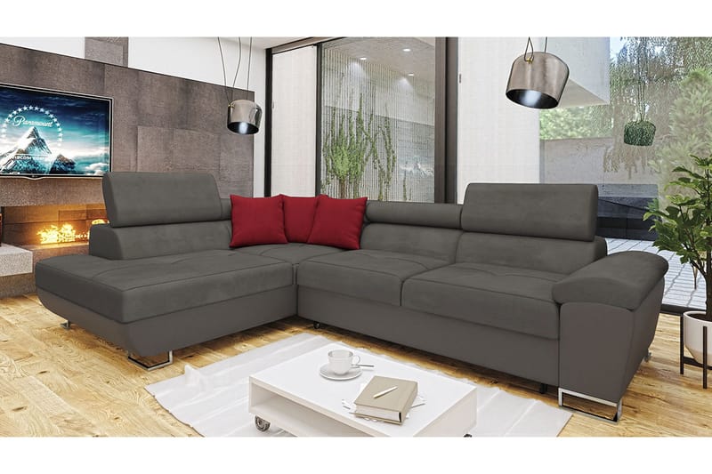 Reginia Sovesofa m. Sjeselong L-formet - Møbler - Sofaer - Sovesofaer