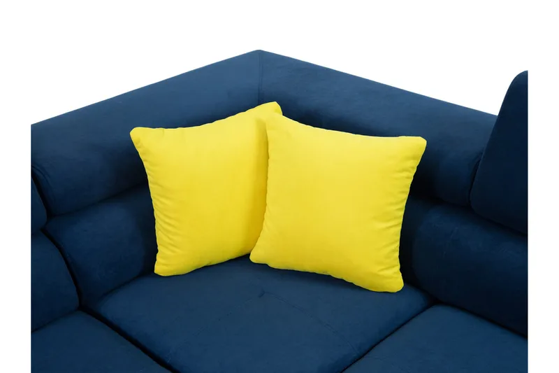 Reginia Sovesofa med Sjeselong og Dobbel Sjeselong 4-seter i Kunstlær - Hvit / Grå - Møbler - Sofaer - Sovesofaer