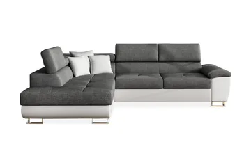 Reginia U-Sovesofa - Hvit / Grå - Møbler - Sofaer - Sovesofaer