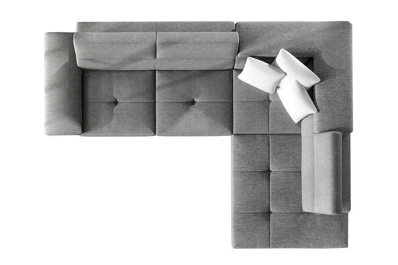 Reginia U-Sovesofa - Hvit / Grå - Møbler - Sofaer - Sovesofaer