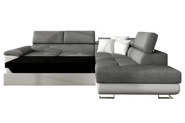 Reginia U-Sovesofa - Hvit / Grå - Møbler - Sofaer - Sovesofaer