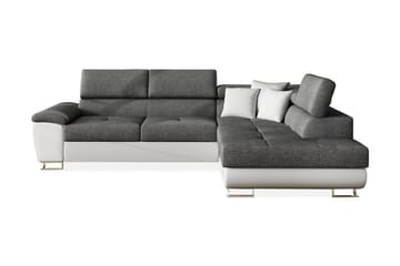 Reginia U-Sovesofa - Hvit / Grå - Møbler - Sofaer - Sovesofaer