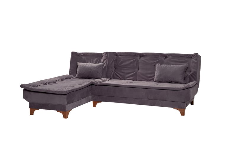 Riversdale Sovesofa med Sjeselong 4-seter - Antrasitt - Møbler - Sofaer - Sovesofaer