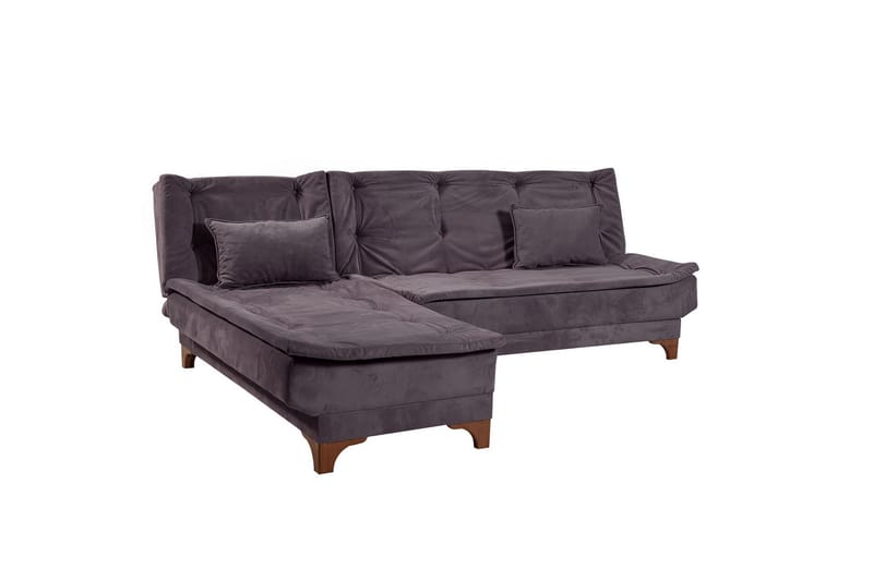 Riversdale Sovesofa med Sjeselong 4-seter - Antrasitt - Møbler - Sofaer - Sovesofaer