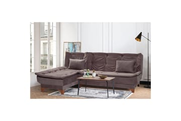 Riversdale Sovesofa med Sjeselong 4-seter - Antrasitt - Møbler - Sofaer - Sovesofaer