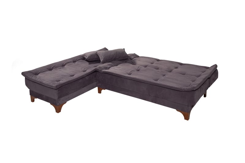 Riversdale Sovesofa med Sjeselong 4-seter - Antrasitt - Møbler - Sofaer - Sovesofaer