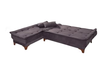 Riversdale Sovesofa med Sjeselong 4-seter - Antrasitt - Møbler - Sofaer - Sovesofaer