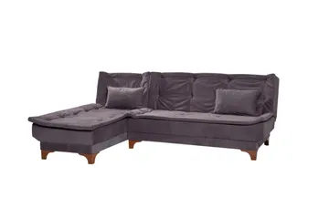 Riversdale Sovesofa med Sjeselong 4-seter - Antrasitt - Møbler - Sofaer - Sovesofaer