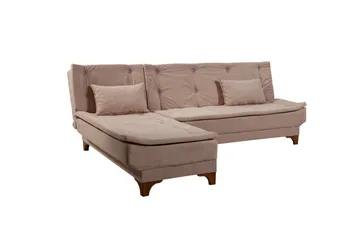 Riversdale Sovesofa med Sjeselong 4-seter - Grå - Møbler - Sofaer - Sovesofaer