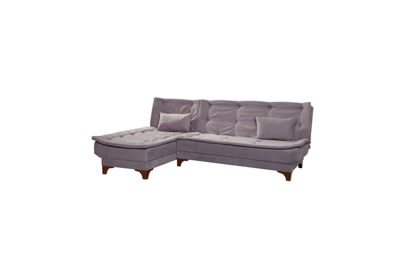 Riversdale Sovesofa med Sjeselong 4-seter - Lys grå - Møbler - Sofaer - Sovesofaer