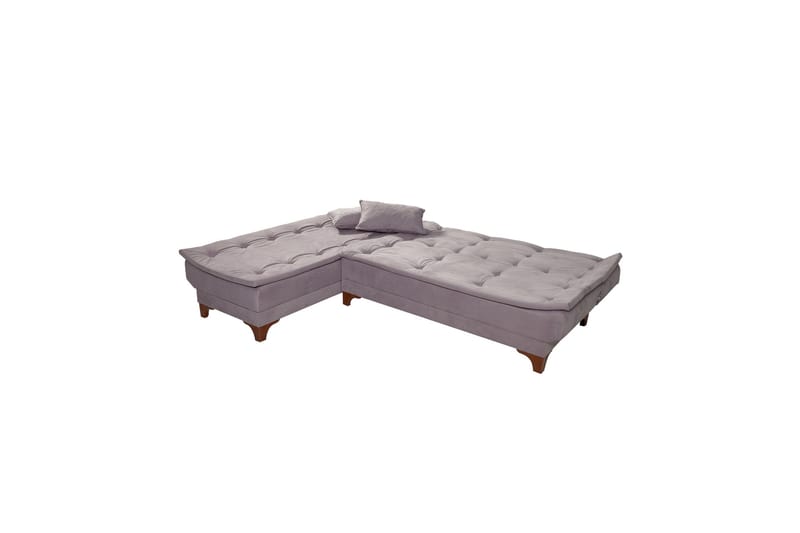 Riversdale Sovesofa med Sjeselong 4-seter - Lys grå - Møbler - Sofaer - Sovesofaer