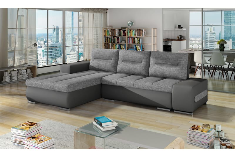 Rodeche Sovesofa - Grå - Møbler - Sofaer - Sovesofaer