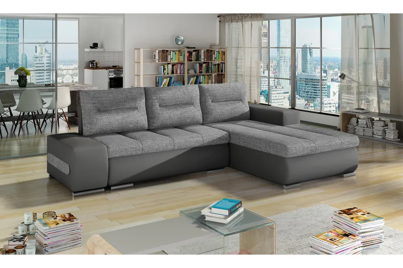 Rodeche Sovesofa - Grå - Møbler - Sofaer - Sovesofaer