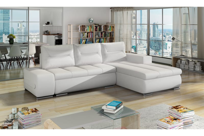 Rodeche Sovesofa - Hvit - Møbler - Sofaer - Sovesofaer