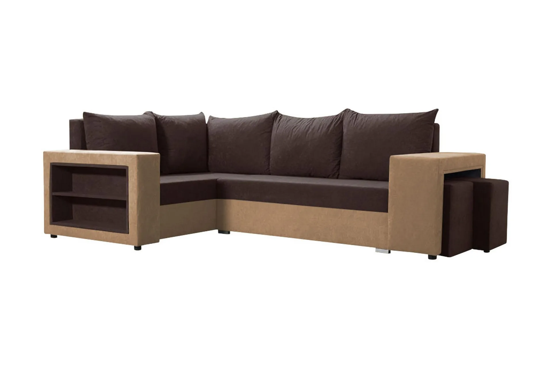 Roma M Hjørnesovesofa - Brun