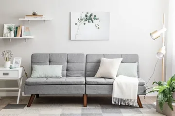 Ronne Sovesofa 180 cm - Grå - Møbler - Sofaer - Sovesofaer