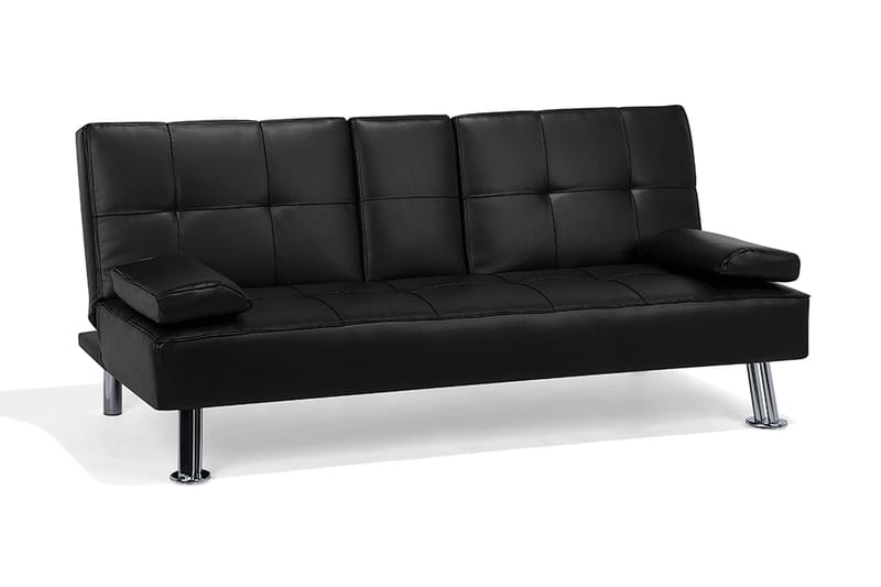 Roxen Divansovesofa 168 cm - Svart - Sovesofaer