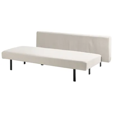 Roykka Rektangulær Sovesofa 136x201 cm i Stoff - Lys Beige - Møbler - Sofaer - Sovesofaer - 3 seters sovesofa