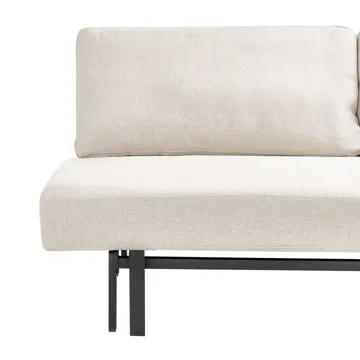 Roykka Rektangulær Sovesofa 136x201 cm i Stoff - Lys Beige - Møbler - Sofaer - Sovesofaer - 3 seters sovesofa