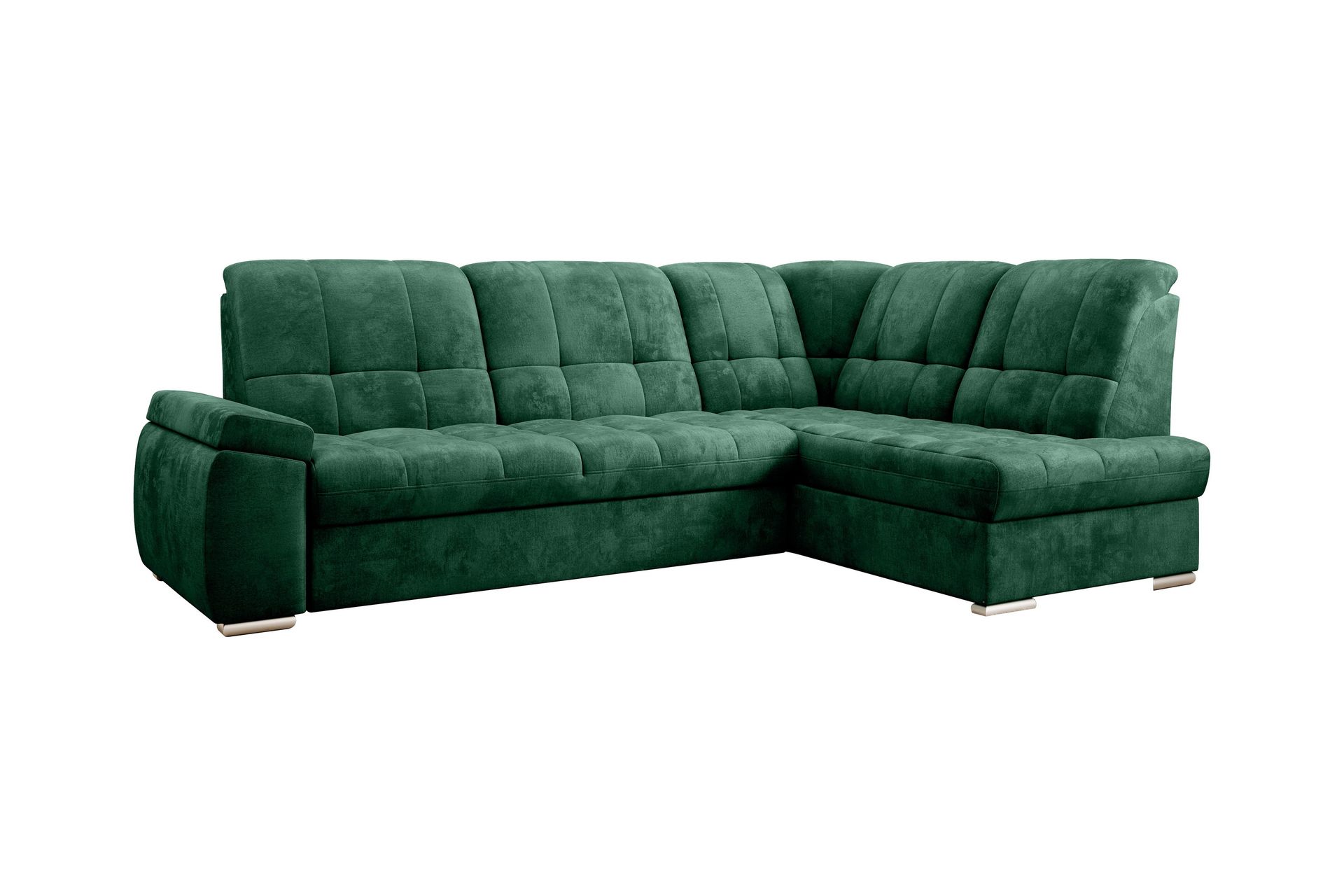 Sajana Sovesofa m. Sjeselong 3-seter - Mørkegrønn - Møbler - Sofaer - Sovesofaer
