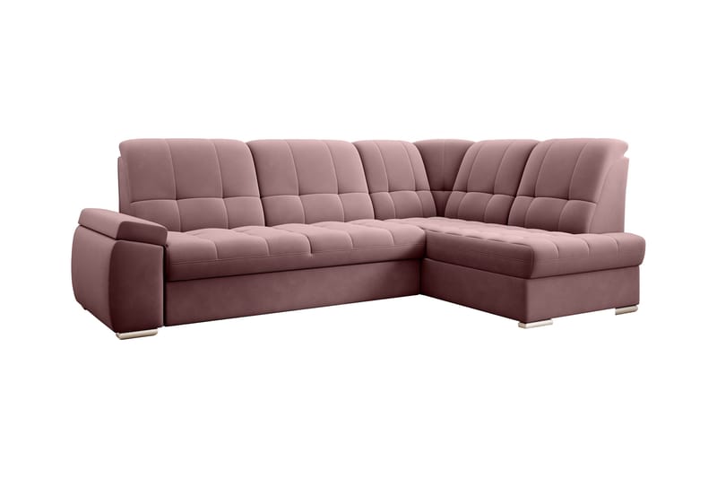 Sajana Sovesofa m. Sjeselong 3-seter - Rosa - Sovesofaer