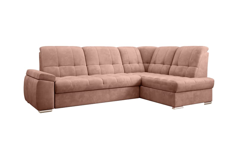 Sajana Sovesofa m. Sjeselong 3-seter - Rosa - Sovesofaer