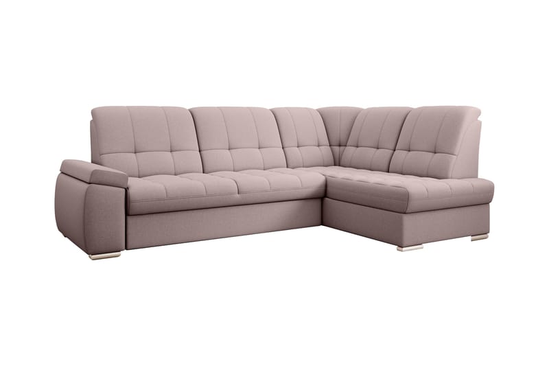 Sajana Sovesofa m. Sjeselong 3-seter - Rosa - Møbler - Sofaer - Sovesofaer