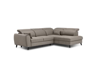 Sajda Sovesofa m. Sjeselong 3-seter - Beige - Møbler - Sofaer - Sovesofaer