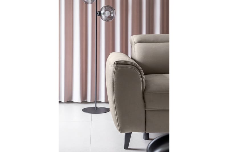 Sajda Sovesofa m. Sjeselong 3-seter - Beige - Møbler - Sofaer - Sovesofaer
