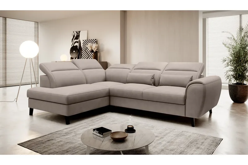 Sajda Sovesofa m. Sjeselong 3-seter, Beige