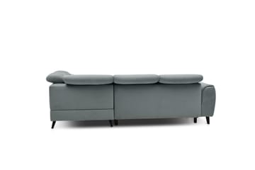 Sajda Sovesofa m. Sjeselong 3-seter - Blå - Møbler - Sofaer - Sovesofaer